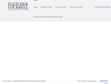 Tablet Screenshot of fletchercockrell.com